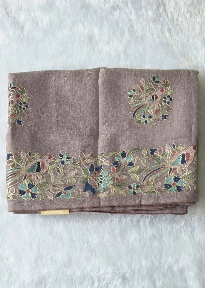Windy Lavender Crush Saree