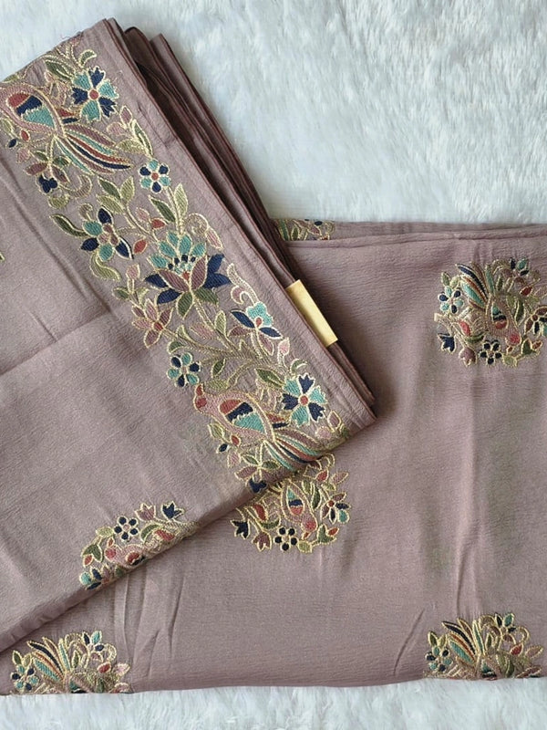 Windy Mustard Crush Saree