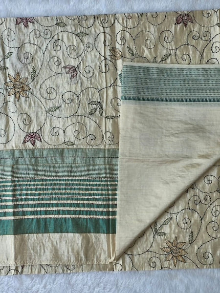 Kantha Work  Saree