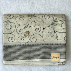 Kantha Work  Saree