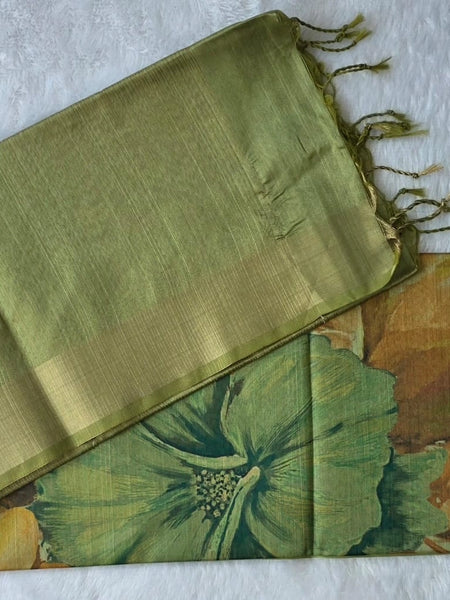 Floral Digital Print Sarees