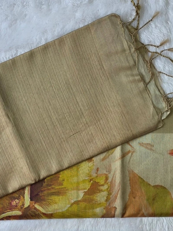 Floral Digital Print Sarees