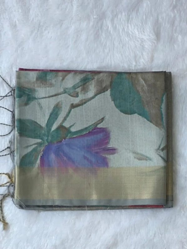 Floral Digital Print Sarees