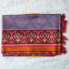 Kreshava Lavender Viscose Saree