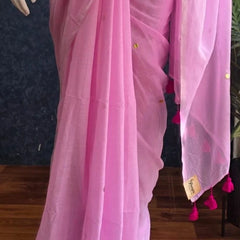 Bengal Light Blue Cotton Saree