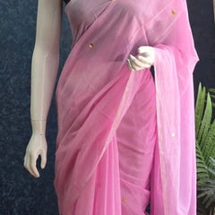 Bengal Light Blue Cotton Saree