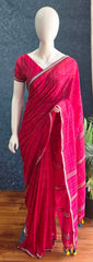 Bengal Dark Pink Cotton Saree