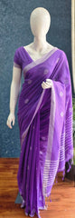 Bengal Purple Cotton Saree