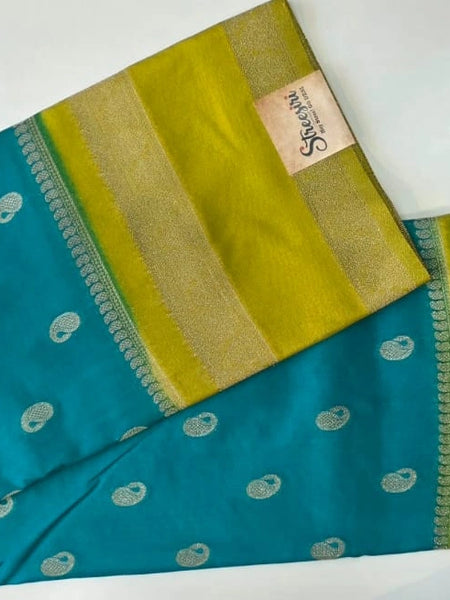 Dual Shade Georgette saree