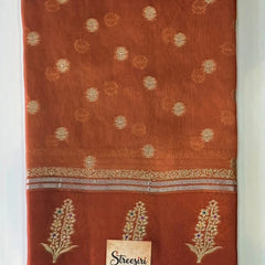 Raw Mango Honey Semi Silk Saree