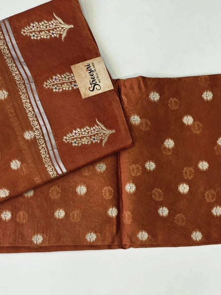 Semi Raw Mango Saree