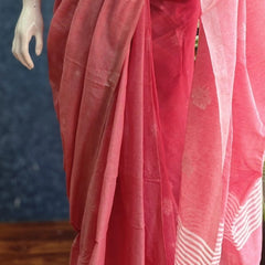 Bengal Light Pink Cotton Saree