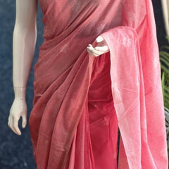 Bengal Light Pink Cotton Saree
