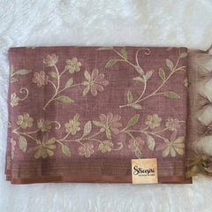 Tissue Linen Saree