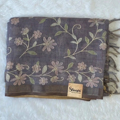 Tissue Linen Saree
