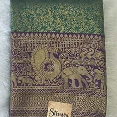Brocade Semi Silk Saree