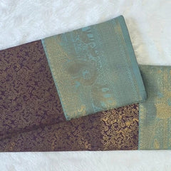 Brocade Semi Silk Saree