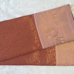 Brocade Semi Silk Saree