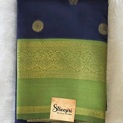 Temple Towers Semi Silk Saree