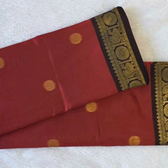 Temple Towers Semi Silk Saree