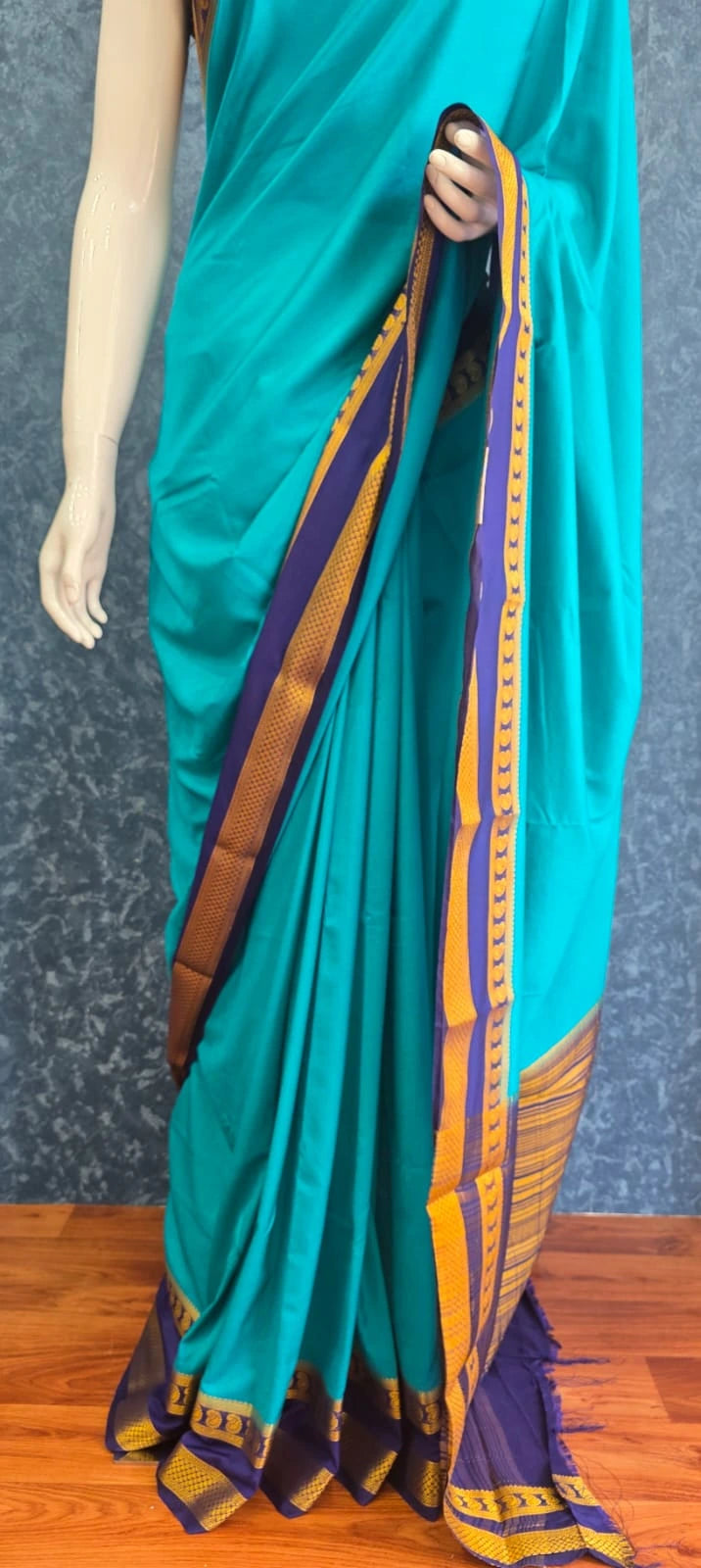 Semi silk Blue Navy blue