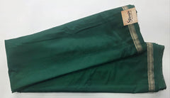 Small Border Crepe Silk Bottle Green