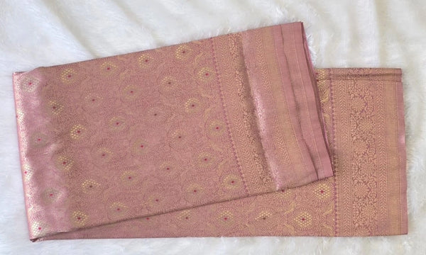 Brocade Semi Silk Saree
