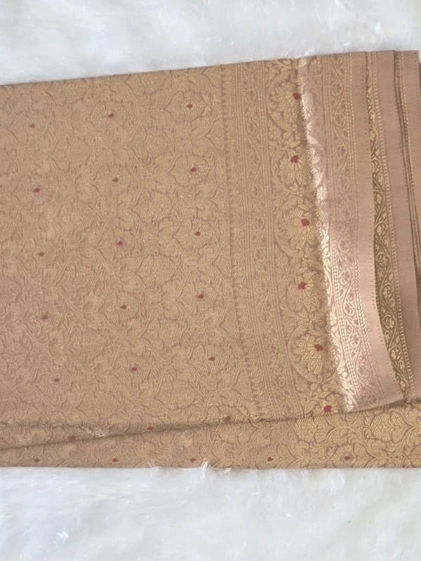 Brocade Semi Silk Saree