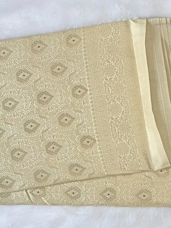 Brocade Semi Silk Saree