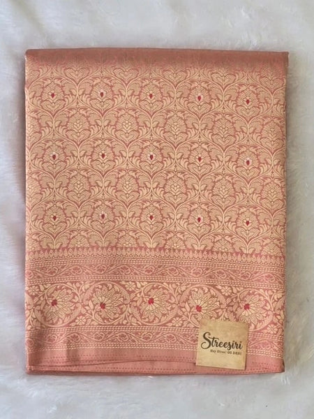 Brocade Semi Silk Saree