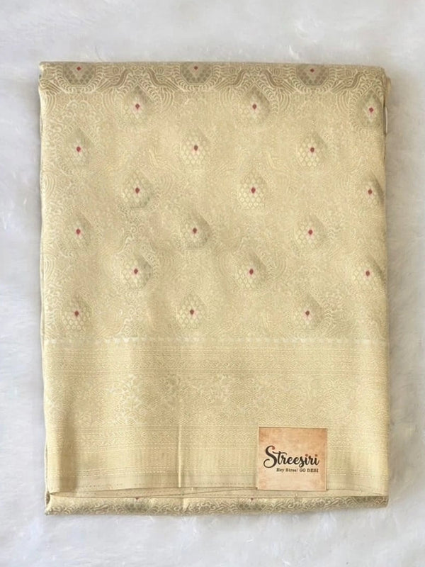 Brocade Semi Silk Saree