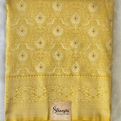 Brocade Semi Silk Saree