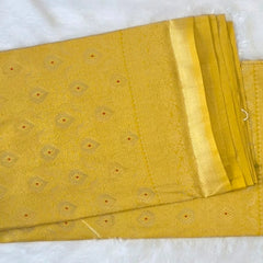 Brocade Semi Silk Saree