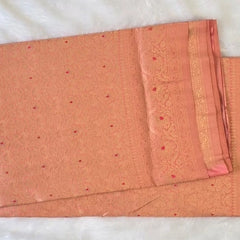 Brocade Semi Silk Saree