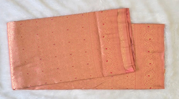 Brocade Semi Silk Saree