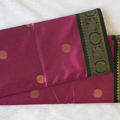 Temple Tower Semi Silk Saree