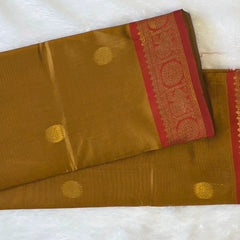 Temple Tower Semi Silk Saree