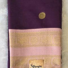 Temple Tower Semi Silk Saree