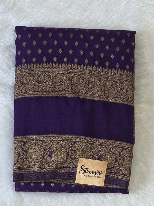 Self Buttas Gorgette Saree