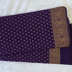Self Buttas Gorgette Saree