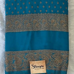 Self Buttas Gorgette Saree