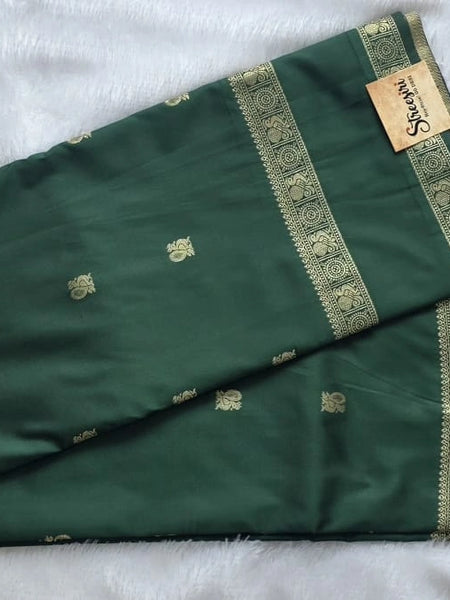 Sanchitha Semi Silk Green