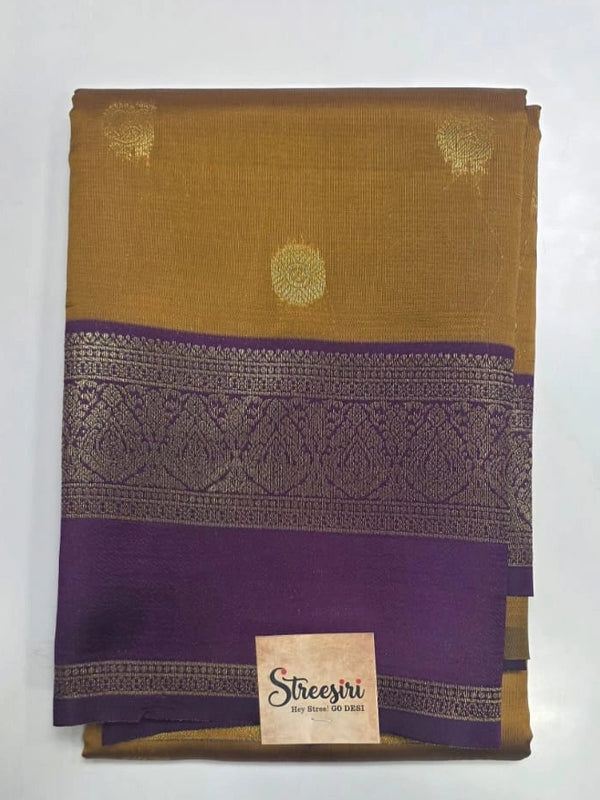 Temple Tower Semi Silk Saree