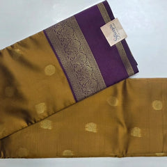 Temple Tower Semi Silk Saree