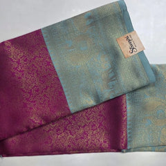 Brocade Semi Silk Saree