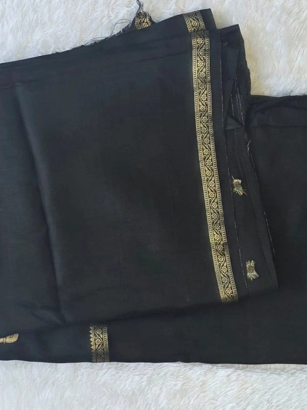Viscose Elephant Crepe Silk Saree
