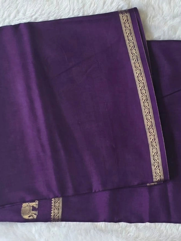 Viscose Elephant Crepe Silk Saree