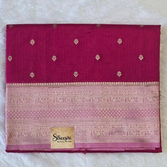 Contrast Semi Silk Saree