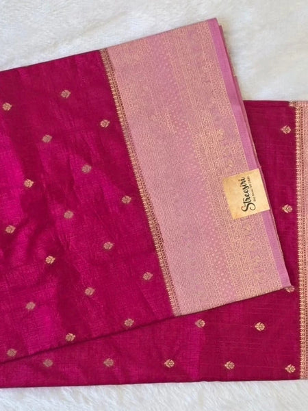 Contrast Semi Silk Saree