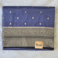 Contrast Semi Silk Saree